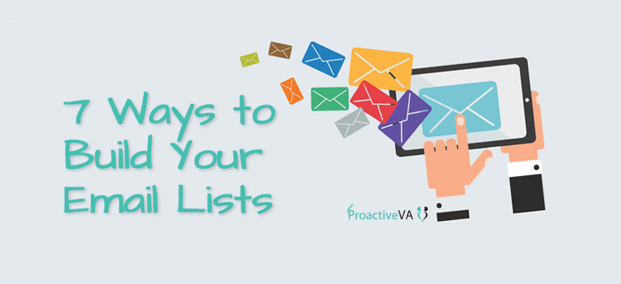 7 Ways to Build Your Email Lists