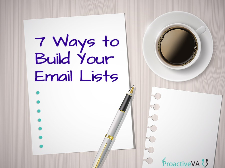 7 Ways to Build Your Email Lists