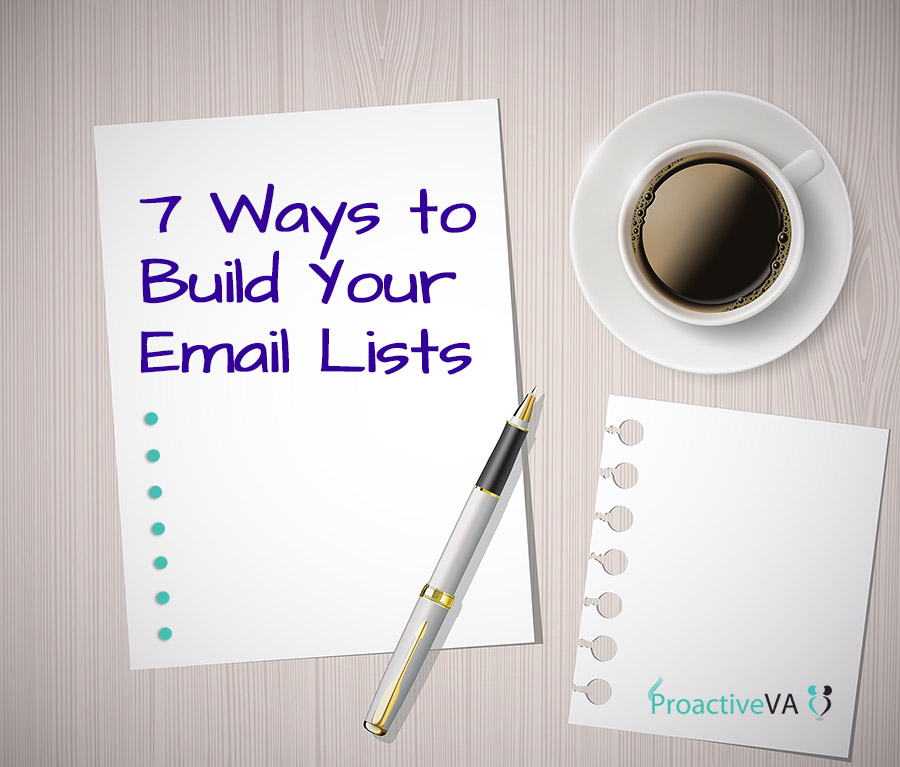 7 Ways to Build Your Email Lists