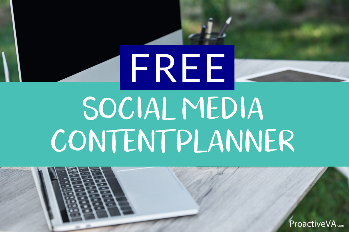 free-social-media-content-planner-template