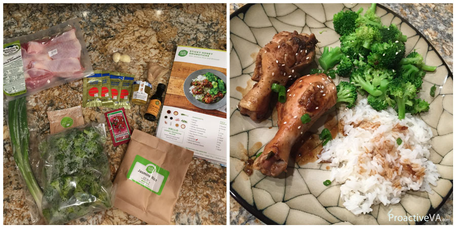 Hello Fresh Sticky Honey Drumsticks